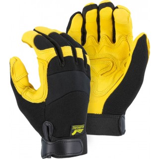 2150DP Majestic® Golden Eagle Mechanics Glove with Grain Deerskin Patched Palm and Knit Back